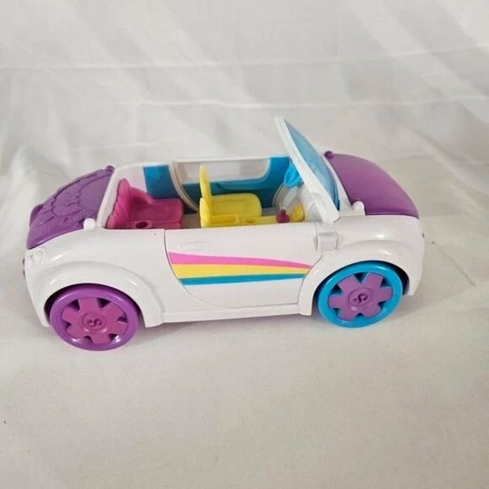 Shopkins Happy Place 8.5" long convertible white car